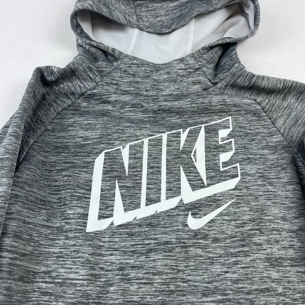 Nike Hoodie Bundle Set Youth Small YS Boys Sweatshirt Lot 2 Pullover Black Gray